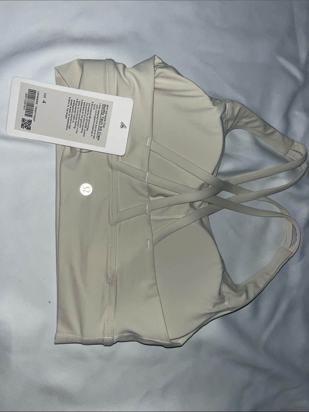 lululemon athletica Cream Strappy Low-Impact Sports Bra